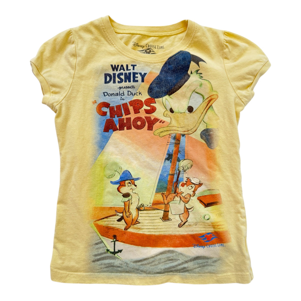 Disney Donald Duck yellow graphic tee
