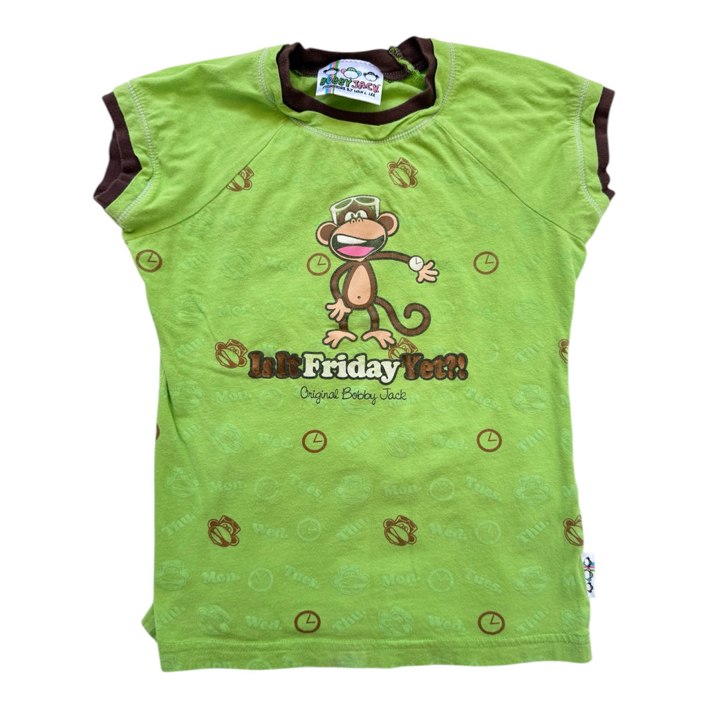 Green & brown Bobby jack graphic tee