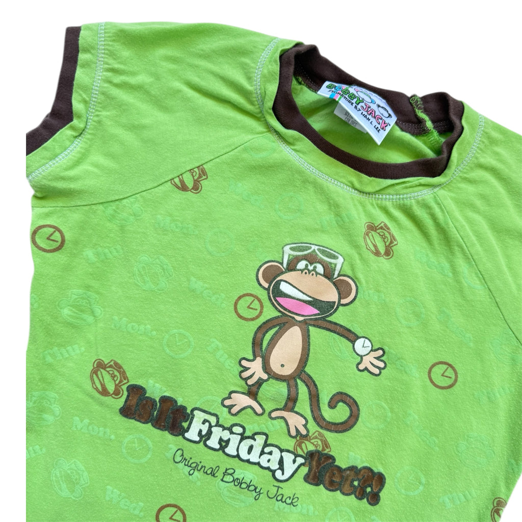 Green & brown Bobby jack graphic tee