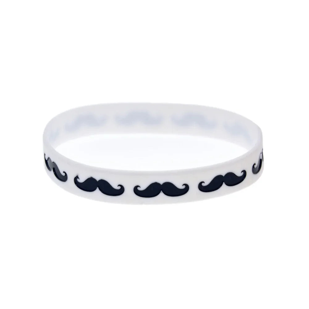 mustache bracelet